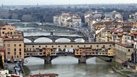El Ponte Vecchio sobre el Arno