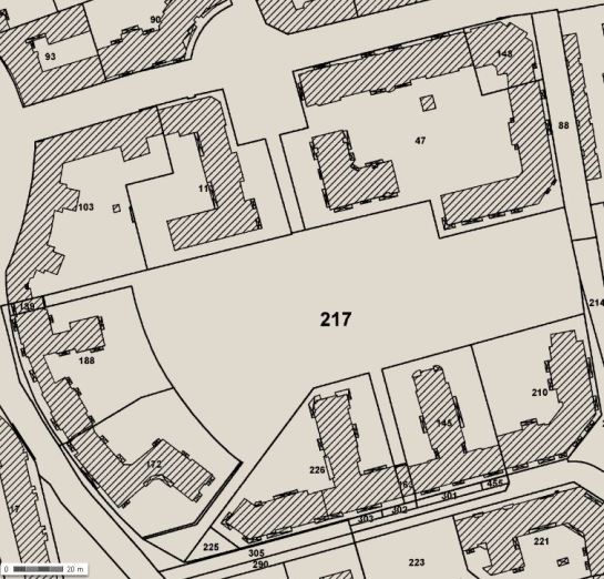 Un proyecto urbano combinando la idea de manzana con otras tipologías, en el marco de un proyecto más amplio de centralidad para un municipio metropolitano. Noisy le Grand, a unos 14 km al Este de París