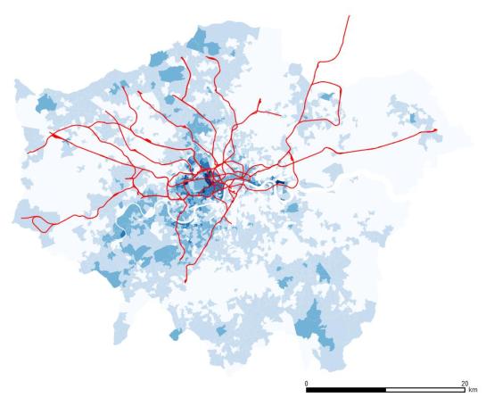 Directores y altos cargos, distribución