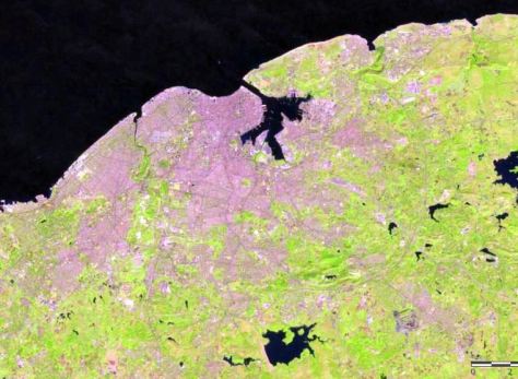 La Habana (imagen de http://landsatlook.usgs.gov/)