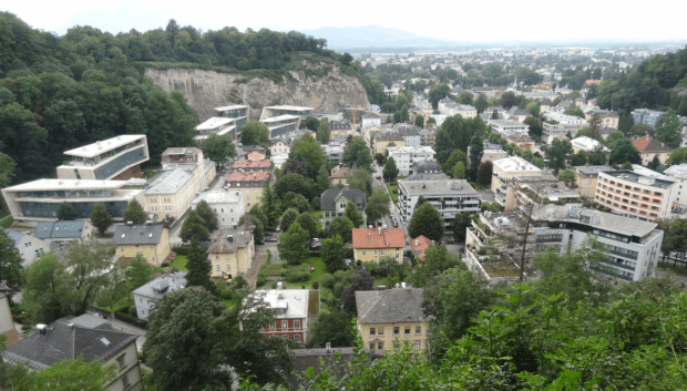 Vista hacia el Oeste desde Mönschberg