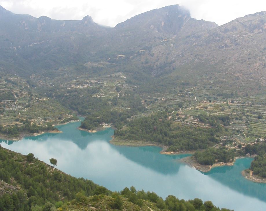 Embalse de Guadalest, en Alicante